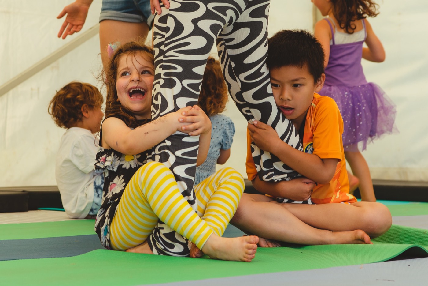 Group learning through movement and relational play